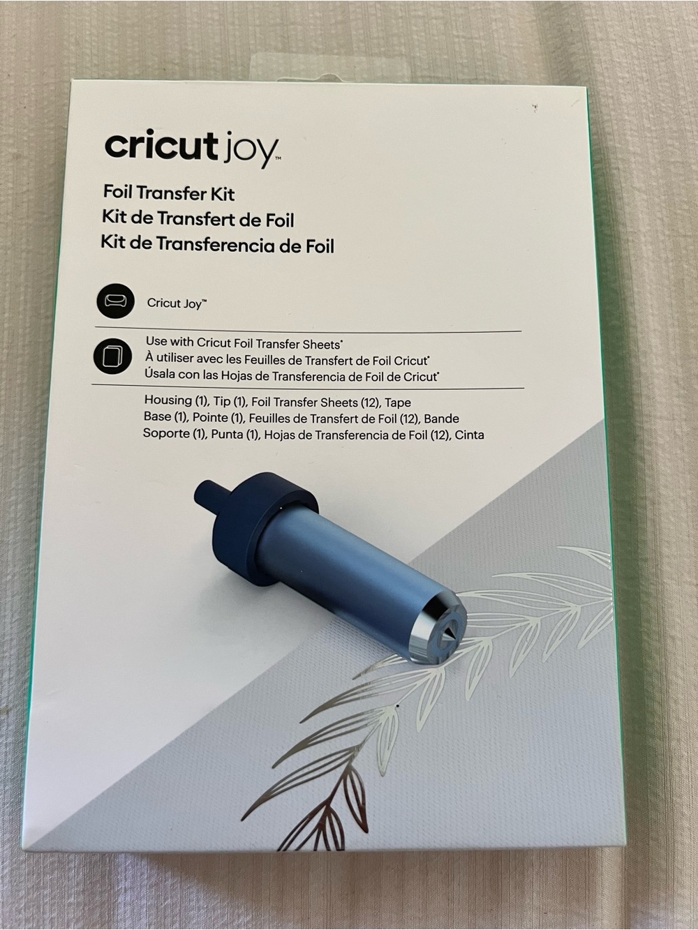 Cricut Joy Foil Transfer Kit in light blue and navy
